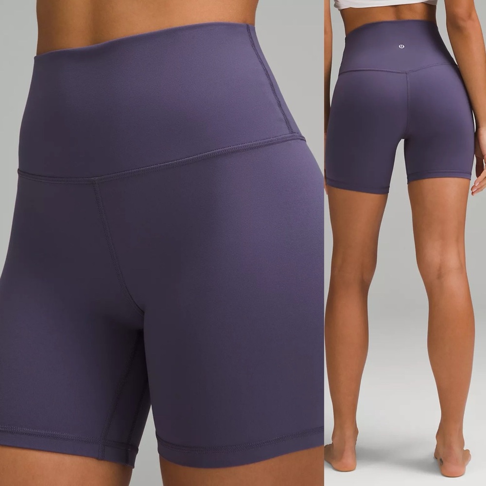 Lululemon Wunder Under Shorts High Rise Purple